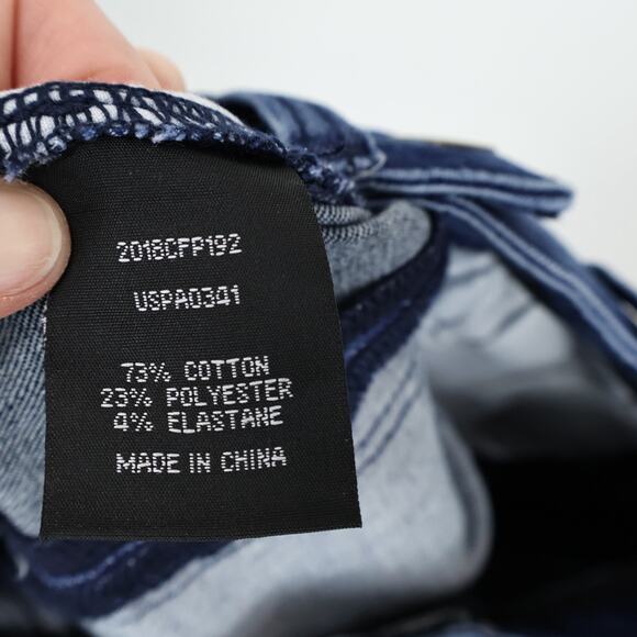 Universal Standard Mira Side Stripe Cropped Jeans Dark Indigo Blue Size 00 NWOT - Picture 6 of 7